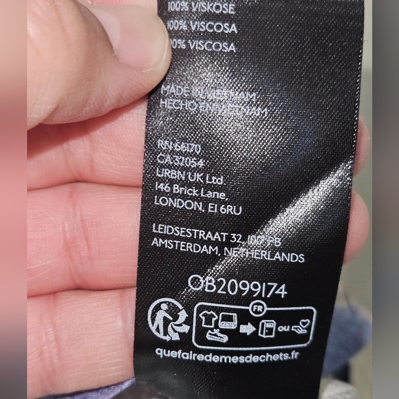 Anthropologie Tilda Mini Slip Skirt, Blue Multi, Various, NWT - Picture 7 of 9